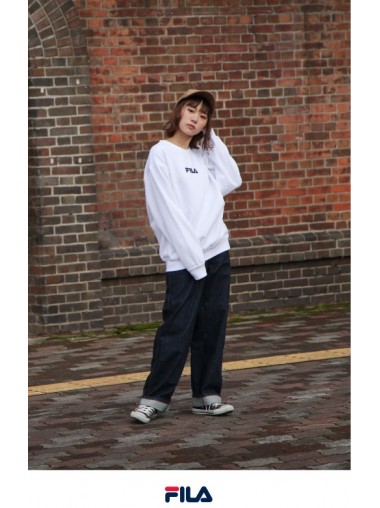 FILA Logo Sweat Shirt - White